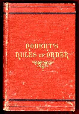 Robert's Rules of Order